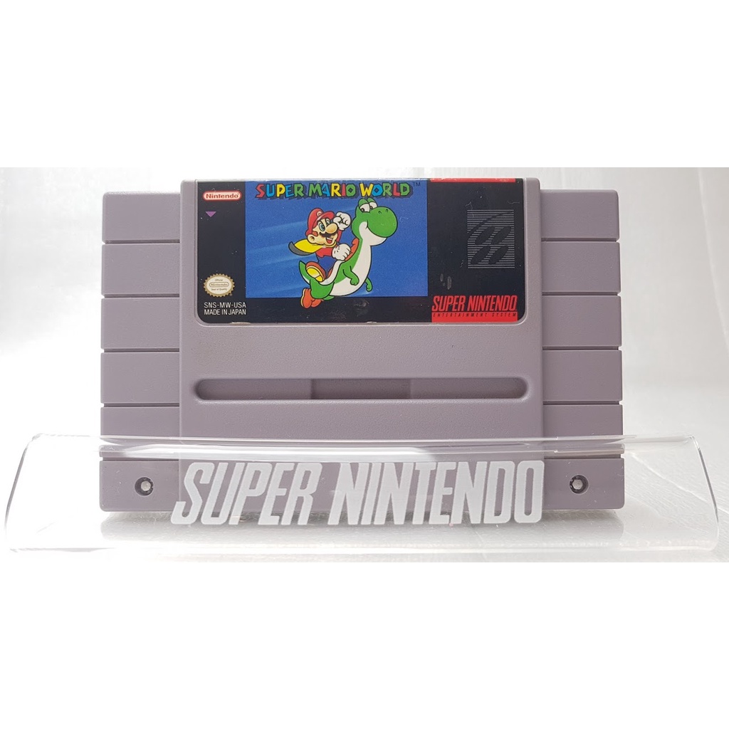 Fita Super Nintendo Super Mario World Original Snes Shopee Brasil