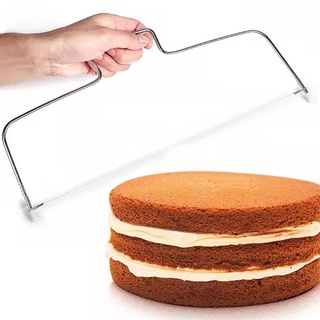Cortador Fatiador De Bolo Nivelador Ajustável De Inox Com 02 Fios