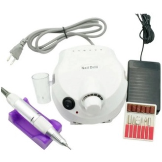 Lixadeira Porquinho Lixa Motor Unha Elétrica Profissional 35000 RPM Bivolt Nail Drill unha encapsulamento