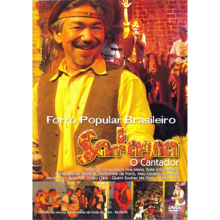 DVD SANTANNA O CANTADOR FORRÓ POPULAR BRASILEIRO ORIGINAL E LACRADO ...