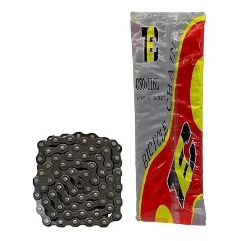 Corrente Bicicleta Tec 6v 7v 18 e 21 Marchas 116 Elo C30 Mtb