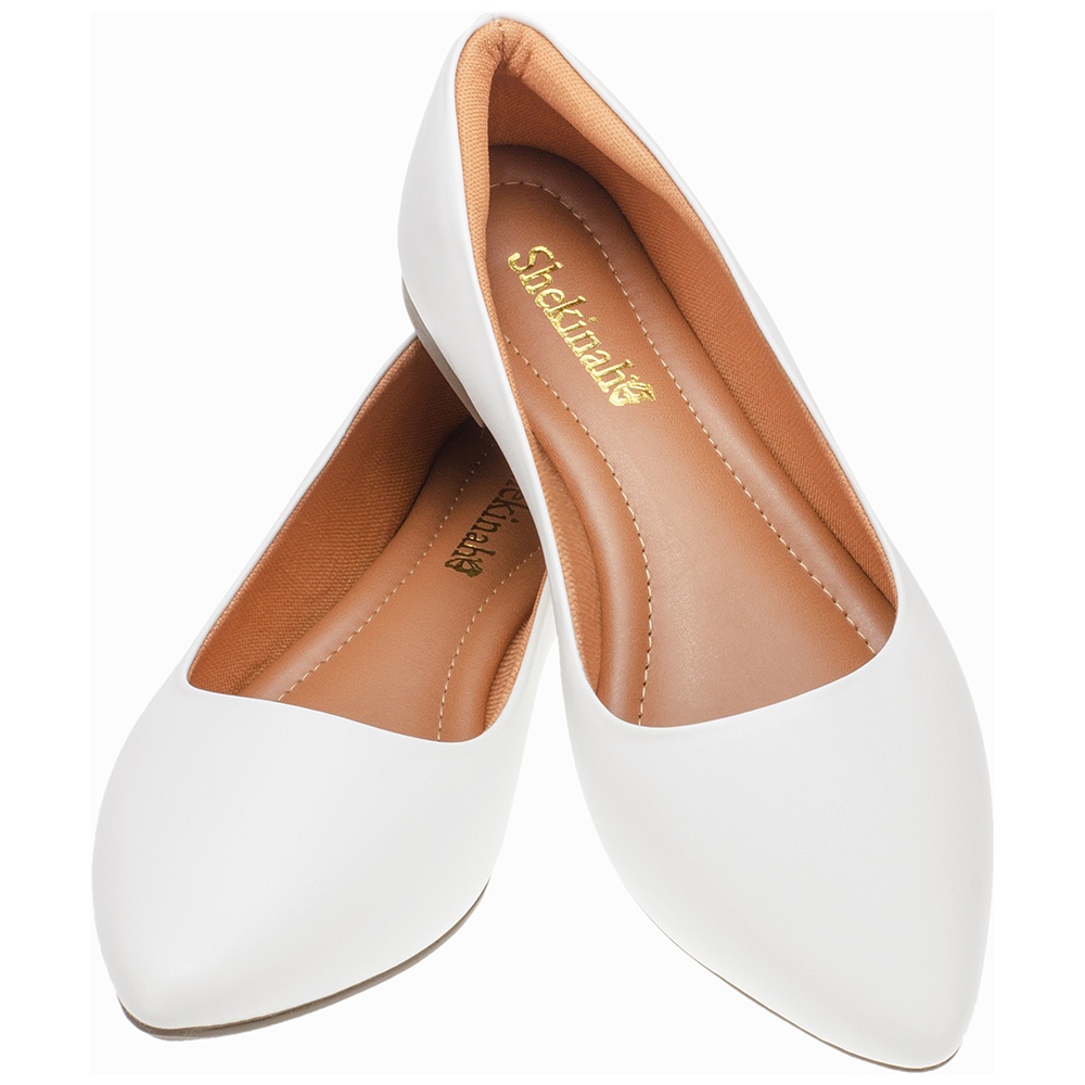 Sapatilha Feminina Bico Fino Casual Confortável Original Shekinah Promoção Barato Moda Mule Lisa