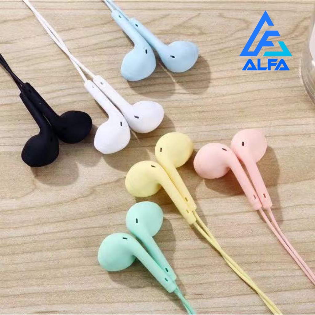 Fone De Ouvido Macaron Super Bass com fio com microfone Original Altomex