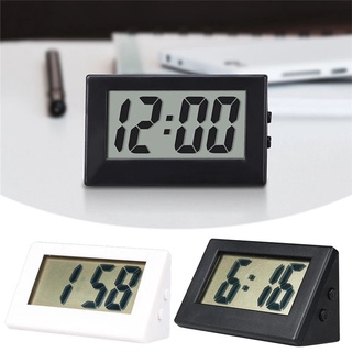 Mini pequeno mesa relógio digital calibres mini digital lcd tela de viagem relógio eletrônico
