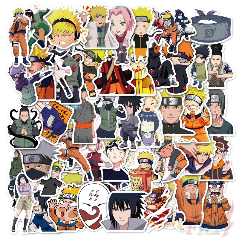 60 Adesivos Naruto Akatsuki, Adesivo Anime Naruto, Decoração de