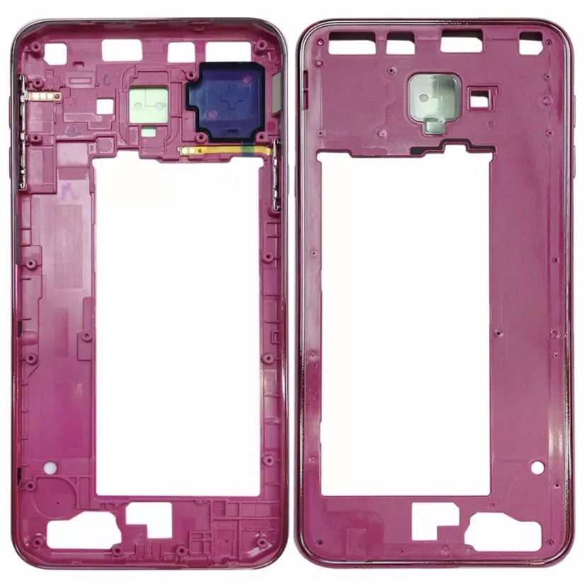 Carcaça Do Aro Moldura Lateral Com Botões Galaxy J4 Plus J415 Cor Rosa