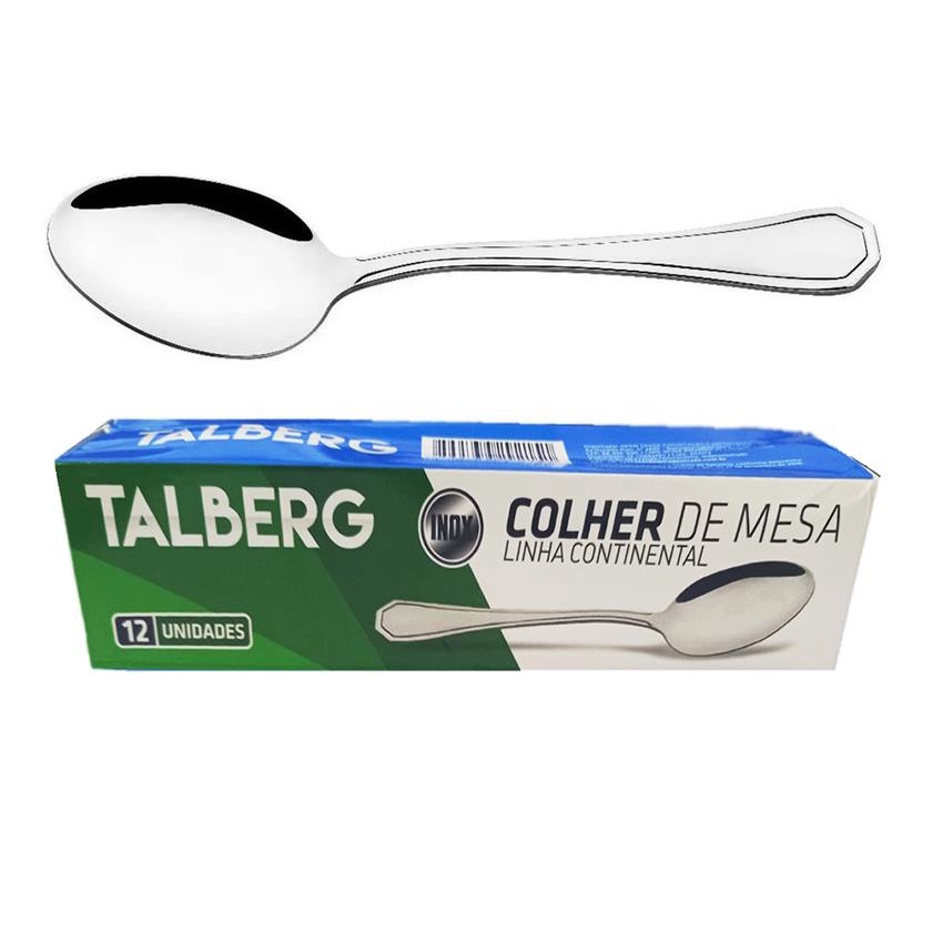 Conjunto De Colheres De Mesa Inox 12pcs Linha Continental