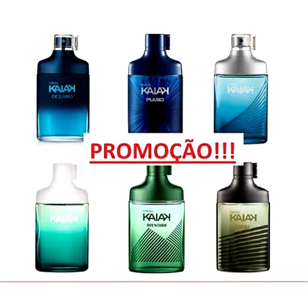 Perfume Kaiak Natura Masculino Pulso/Oceano/Urbe/Aventura/Tradicional  100ml/ Deo Colônia. | Shopee Brasil