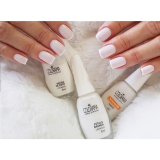 Combo de Esmaltes Colorama - Batida de Coco + Pétala Branca + Véu