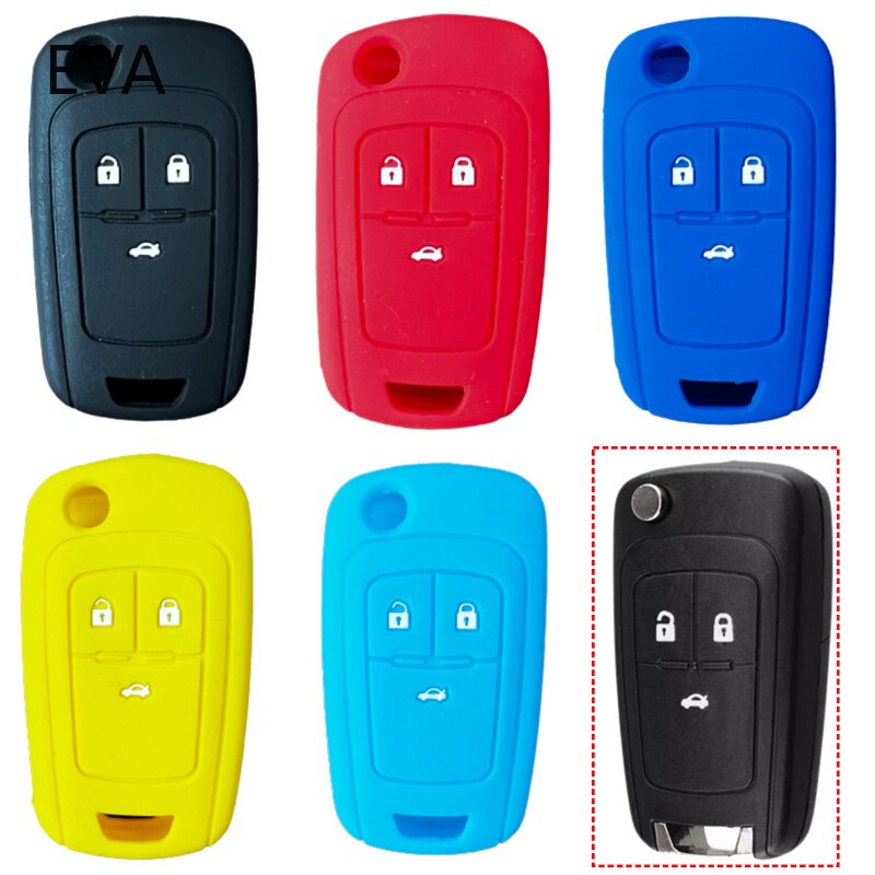 Capa De Silicone Para Chave De Carro BuickFor OPEL VAUXHALL Astra J Corsa E Insignia Zafira C Acessórios De Concha Remota Chevrolet