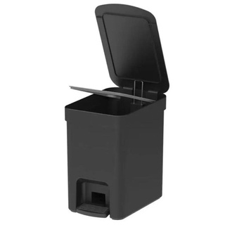 Lixeira de Pedal Trium 12L Preto - Ou Martiplast