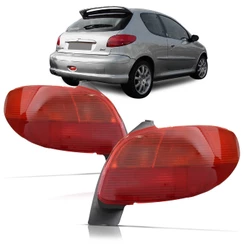 Par Lanterna Peugeot 206 98 99 2000 2001 2002 2003
