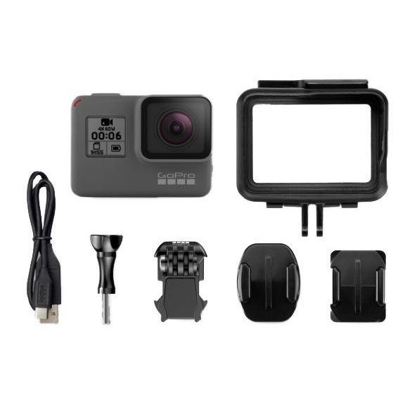GoPro GoPro HERO6 Black Action Camera Touch Screen 4K HD 64GB SD Official Accessories 818279017809 