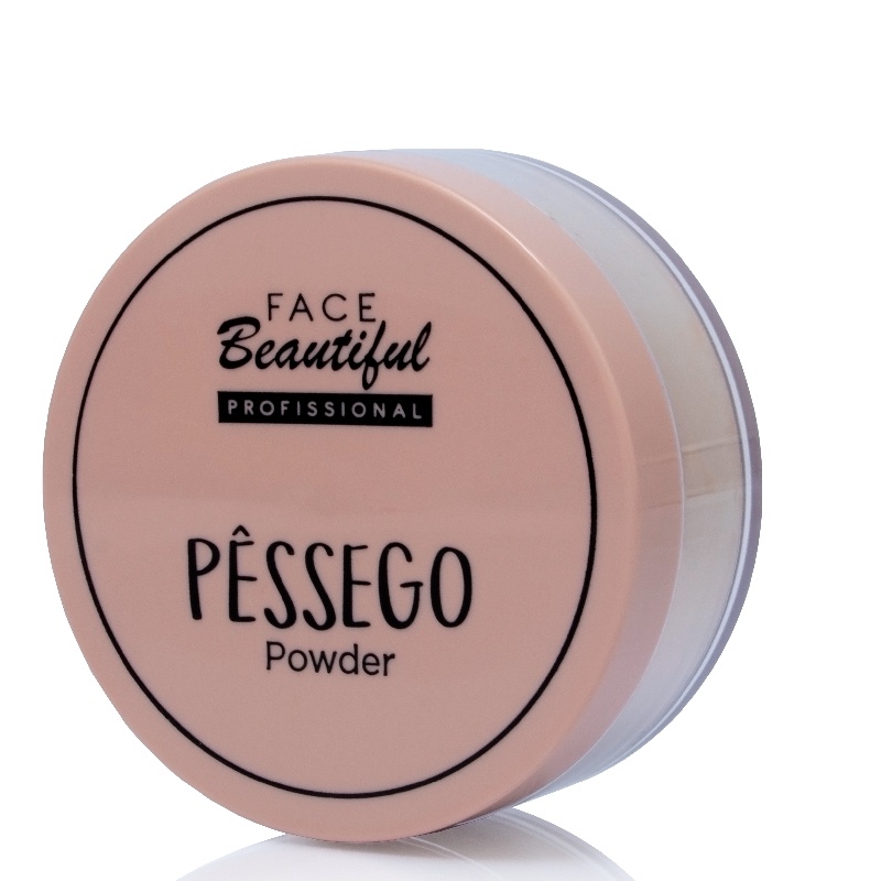 Pó Pêssego Powder Finalizador Face Beautiful 10g em Oferta na Shopee