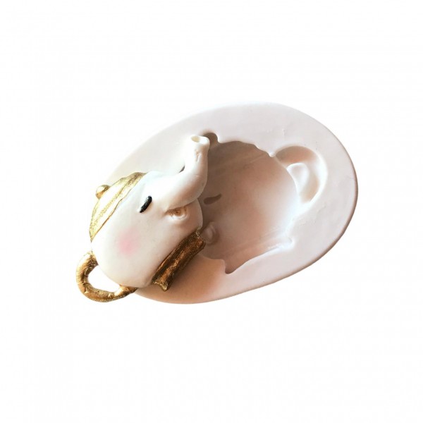 Molde De Silicone Bule De Lado A Bela E A Fera Molde Para Confeitaria Molde Para Biscuit 405