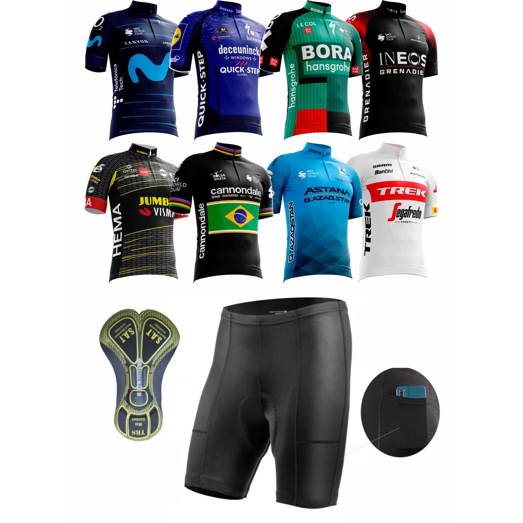 Roupa De Ciclismo De Inverno Bleu Cubica