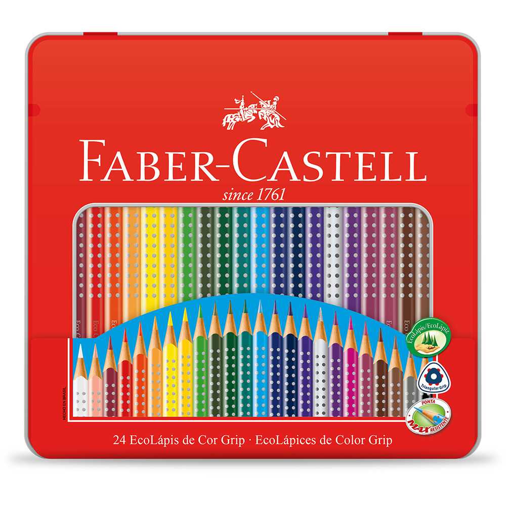 Estojo Faber Castell 24 Cores: Onde Comprar | BuscaProdutos