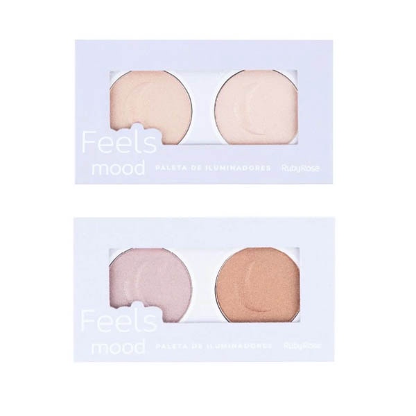 Paleta De Iluminadores Ruby Rose Feels Mood Hb7525 em Oferta na Shopee
