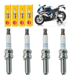Kit 4 Velas Ignição Lmar9d-j Ngk Bmw S1000rr S 1000rr S1000 Rr