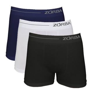 Kit 3 Cueca Boxer Microfibra Side Sem Costura Zorba 839 - Sortida