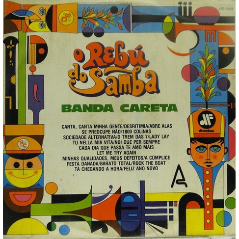 Lp Banda Careta -  O  Rebú Do Samba -  B288