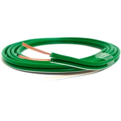 Fio Alto Falante Verde Emborachado 2X0,75mm 2X18 10 Metros