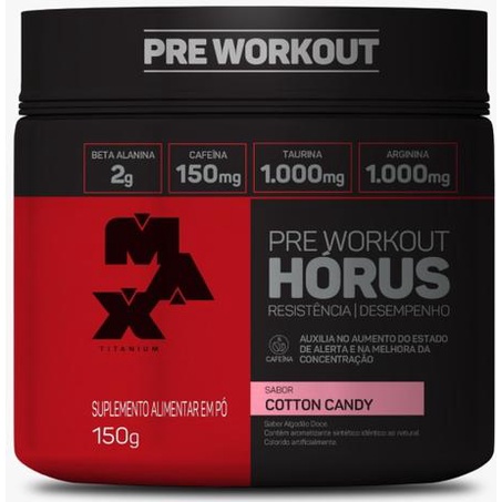 PRÉ-TREINO HORUS 150g - Max Titanium