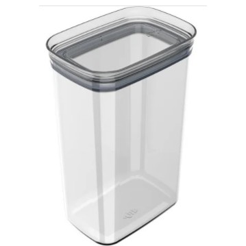 Pote Hermético Organizador Block Retangular 2.3L Transparente  Ref:OB700