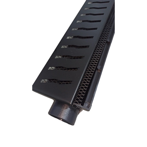 Ralo Linear para Banheiro grelha de Inox com Pintura Eletrostática Sifonado