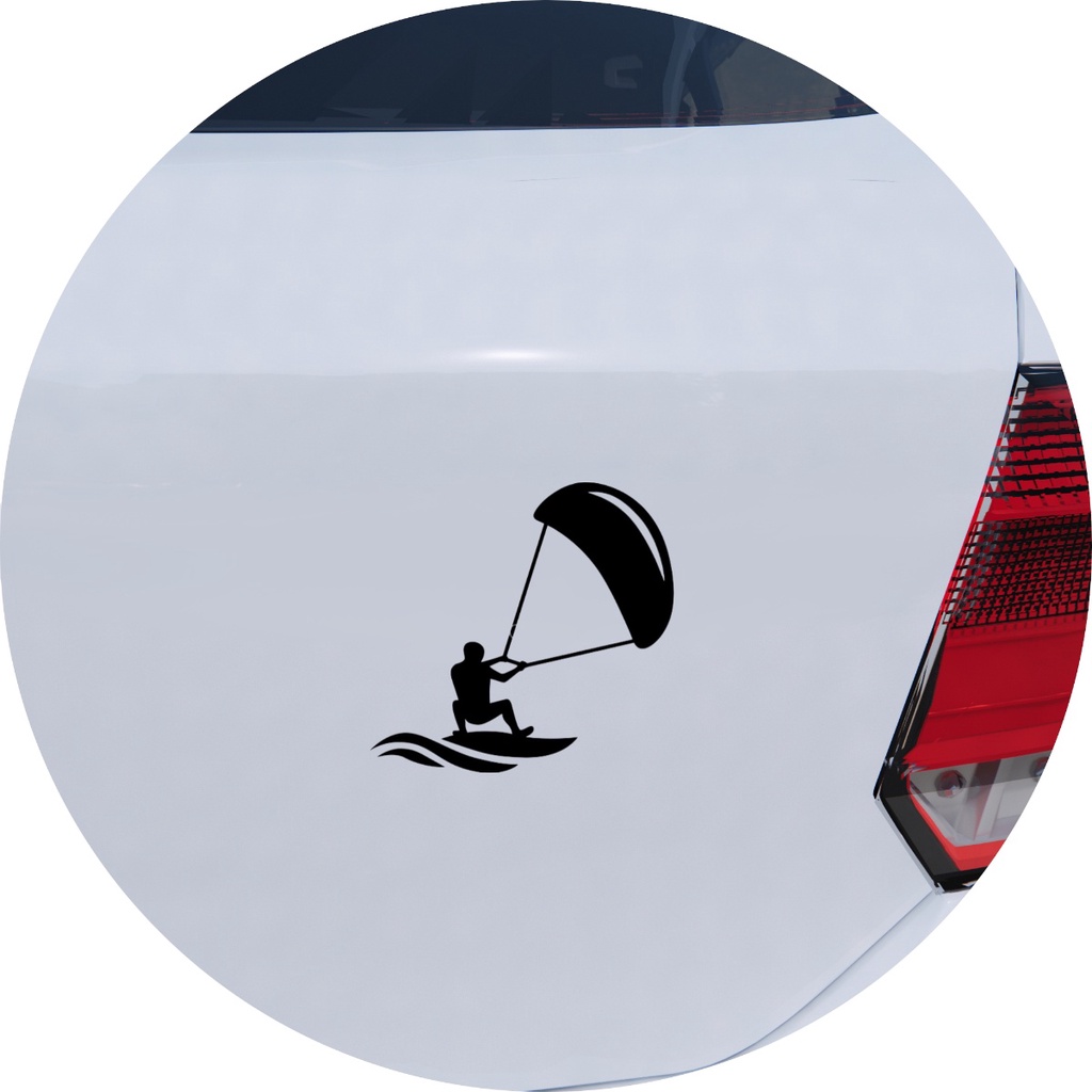 Adesivo de Carro Esporte Kitesurf
