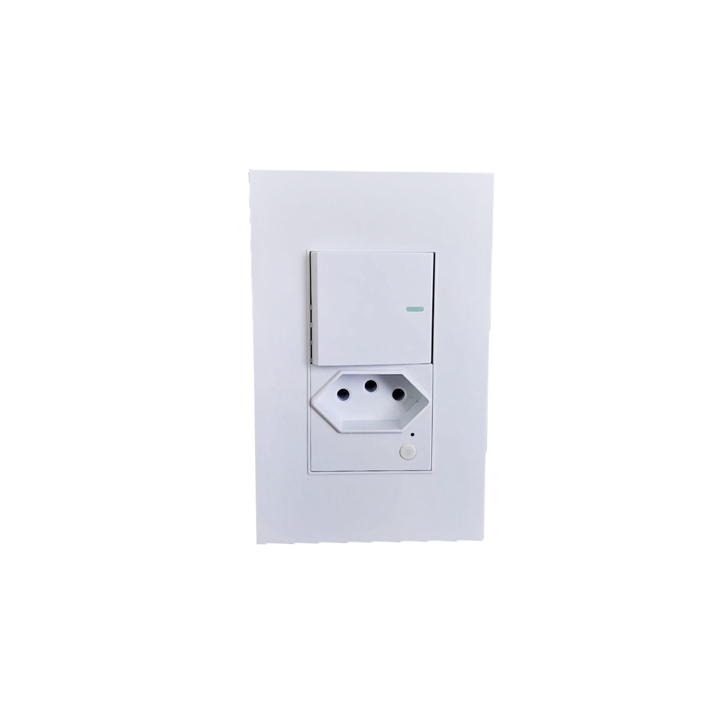 Tomada Inteligente Smart Wifi Com Interruptor Simples 10A