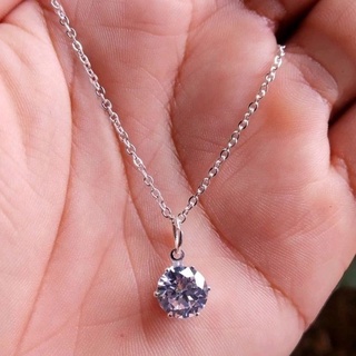 Colar Feminino Folheado Prata Lindo Ponto De Luz Acabamento Especial Edição Limitada