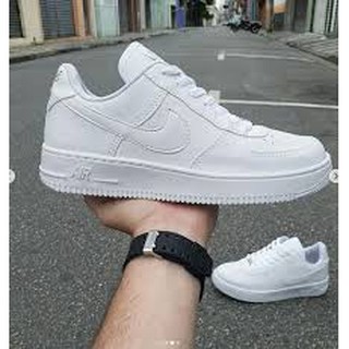 tenis nike branco couro feminino