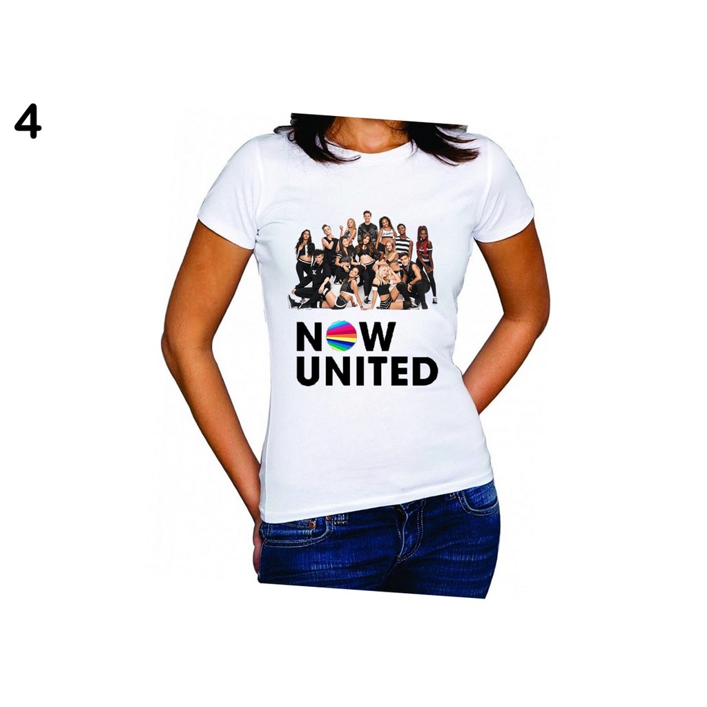 Camiseta infantil Now United Camisa infantil Feminina masculina camiseta moda jovem