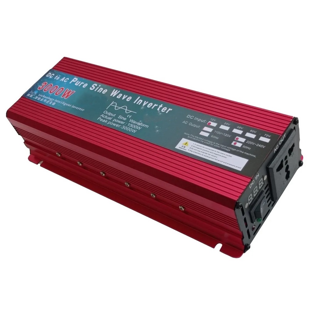 Inversor Placa Solar Off Grid 3000w 12v 220v 50hz Senoidal | Shopee Brasil