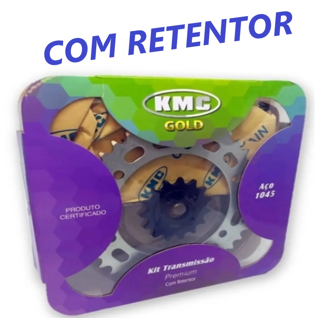 Kit Relação Tração Transmissão Com Retentor Yamaha Fazer 250 2005 2006 2007 2008 2009 2010 2011 2012 2013 2014 2015 2016 em Oferta na Shopee