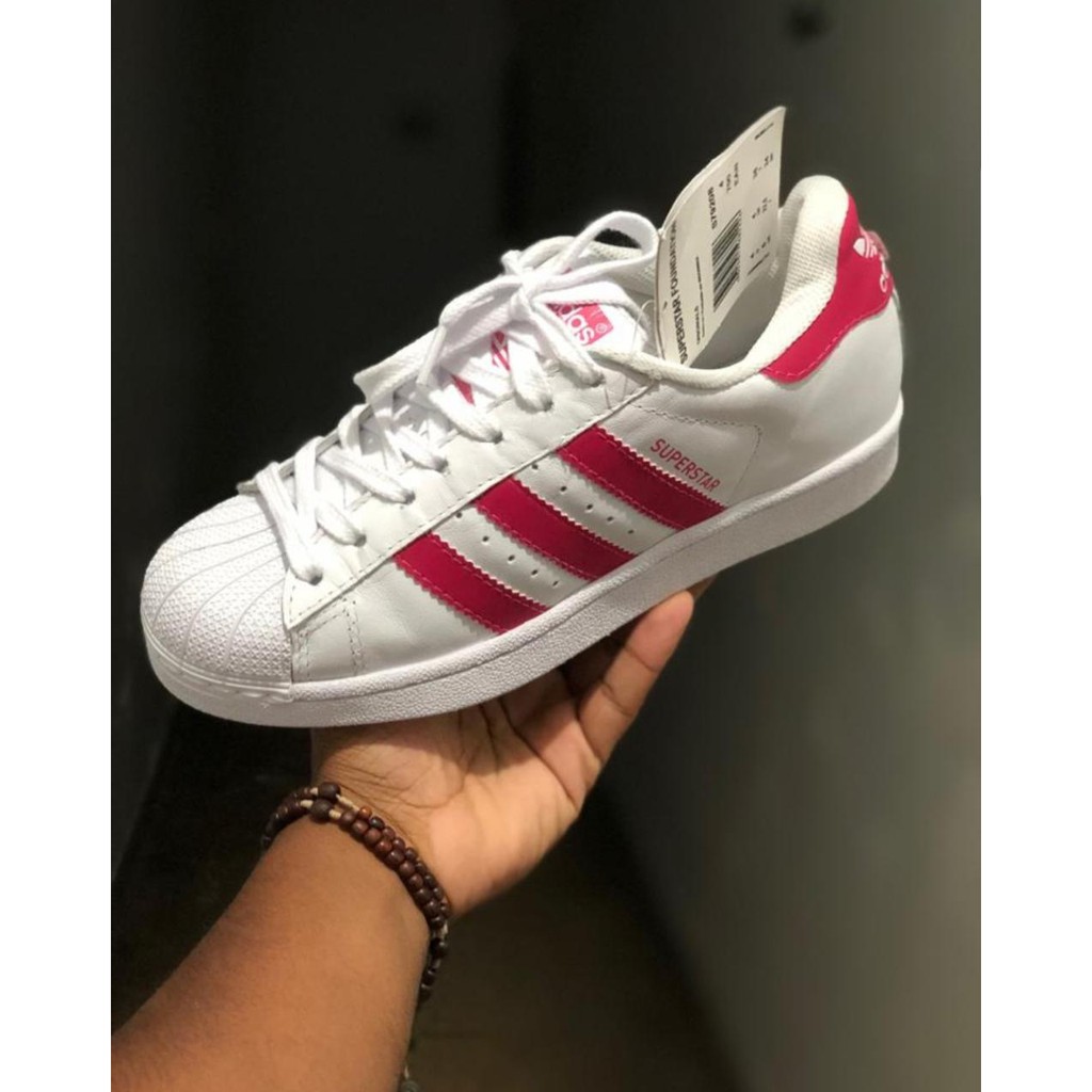 adidas superstar camurça vermelho
