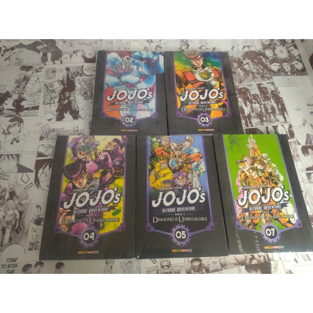 Mangá Jojo Parte 4 Vários Volumes