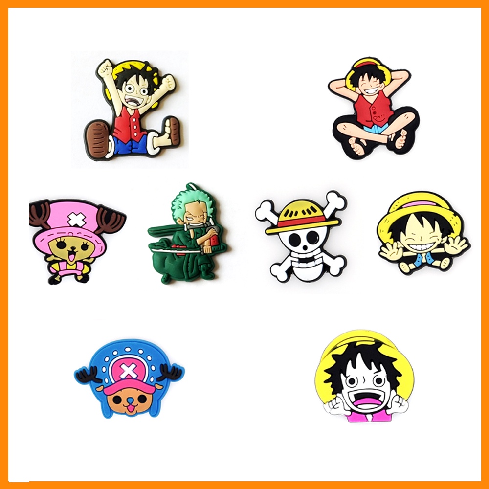 Encantos De Sapatos Para Colorfully ONE PIECE DIY Presentes Bolsas Decoração