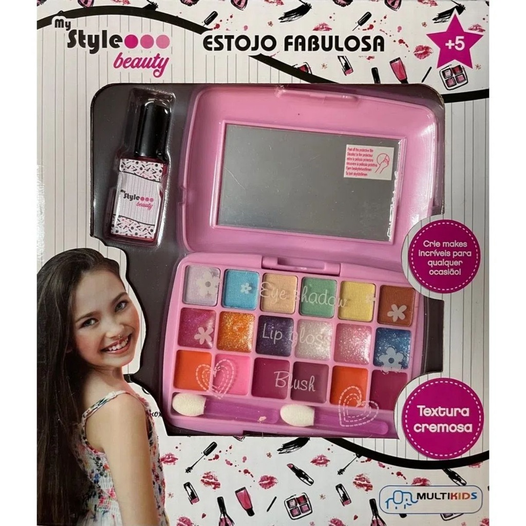 My Style Beauty Estojo Fabulosa Multikids - BR1331 em Oferta na Shopee