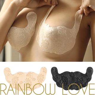 Sutiã Sexy Com Decote Em V De Silicone Para Seios/Push Up