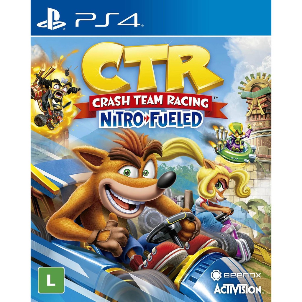 Crash Tag Team Racing [REPRO-PACTH] - PS2 - Sebo dos Games - 10 anos!