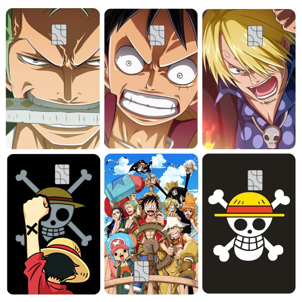 One Piece Anime Dos Desenhos Animados Adesivos, Decalque para a