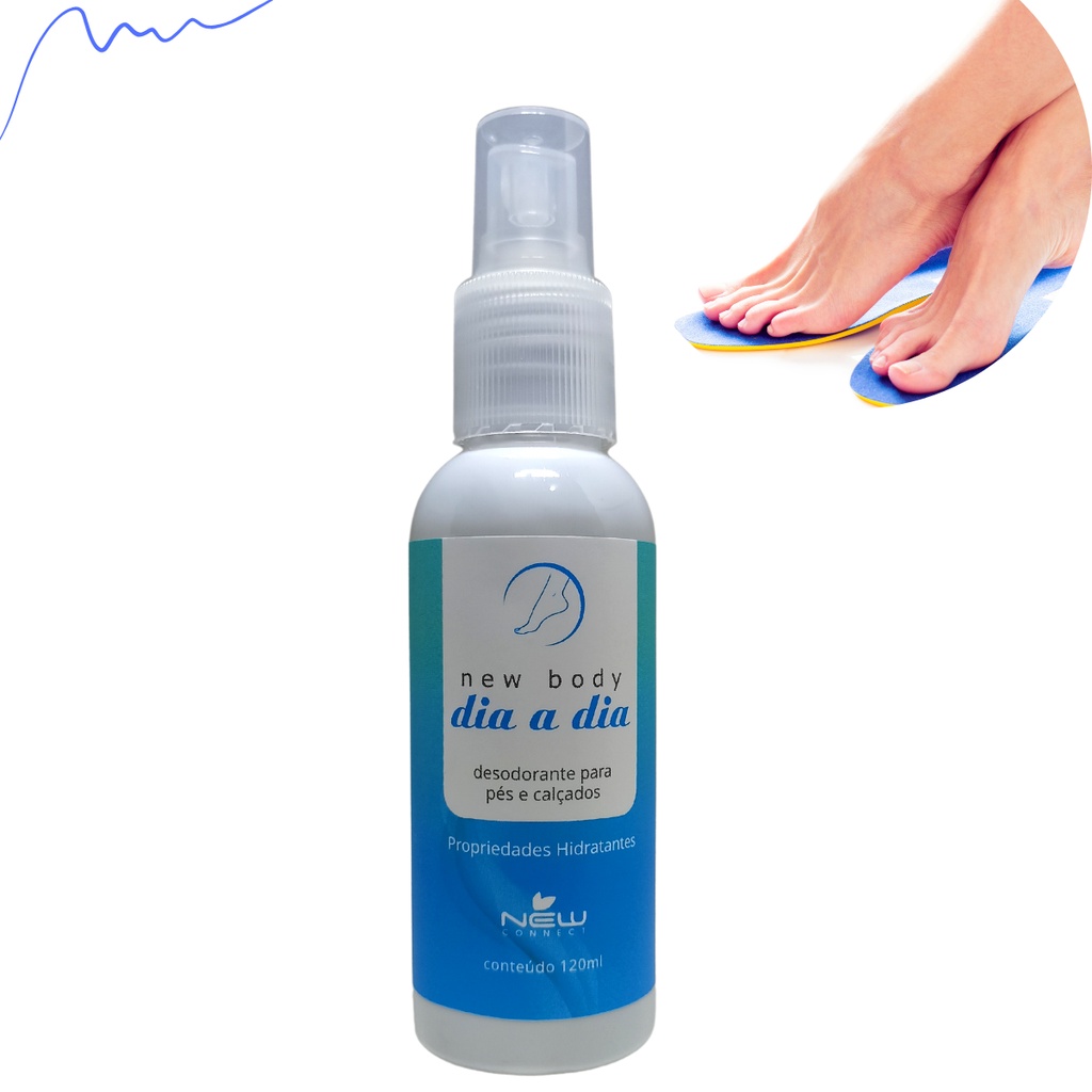 Desodorante Spray Para Os Pés Tira Chulé e Mau cheiro 120ml