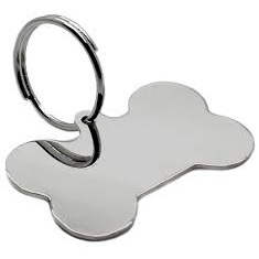 Pingente Pet de identificação Cães e Gatos+ Gravação de nome e telefone GRATIS