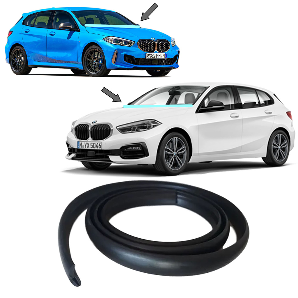 Borracha Parabrisa Inferior Churrasqueira Bmw Todos os Modelos