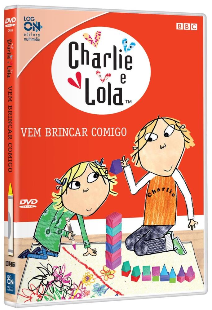 DVD Charlie e Lola  Vem Brincar Comigo 7 Episódios Original