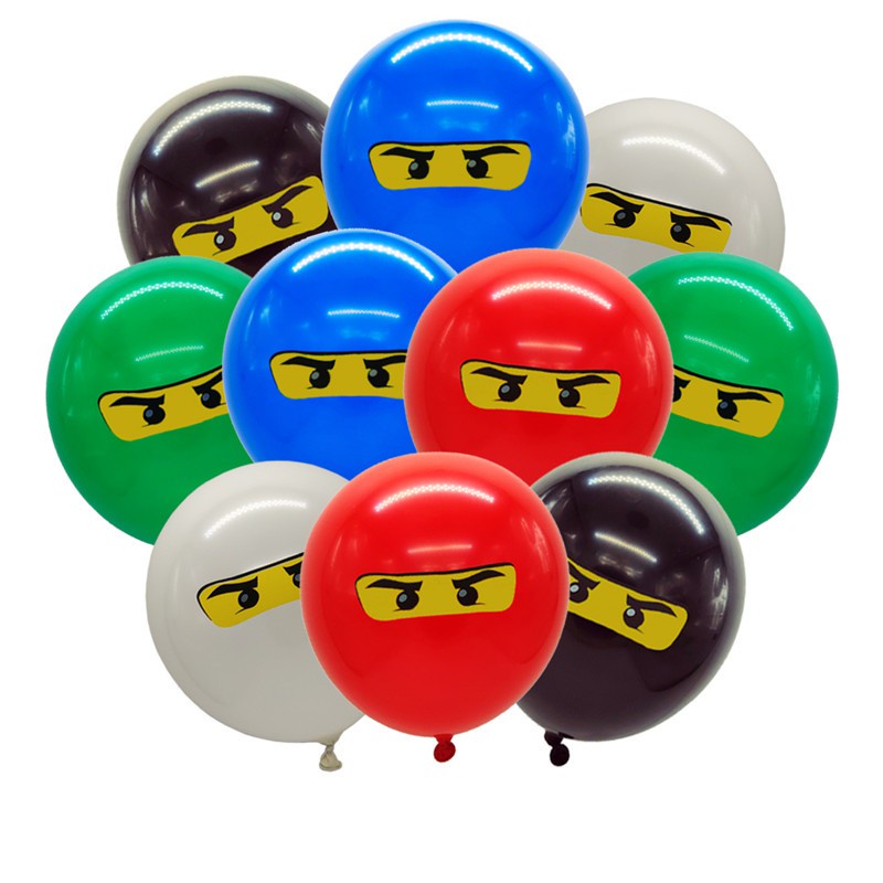 Balão De Látex Ninjago De 10 Tamanhos De 12 Polegadas , Decoração De Eventos Festivos De Aniversário Infantil em Oferta na Shopee