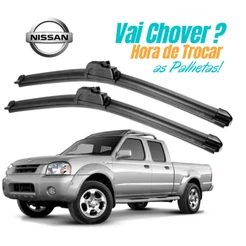 Par de Palheta Limpador Parabrisa Nissan Frontier até 2007