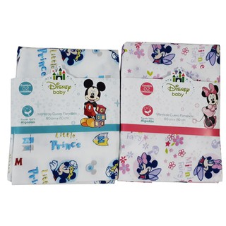 Kit Com 2 Manta Cueiro Flanelado Disney 80x80cm